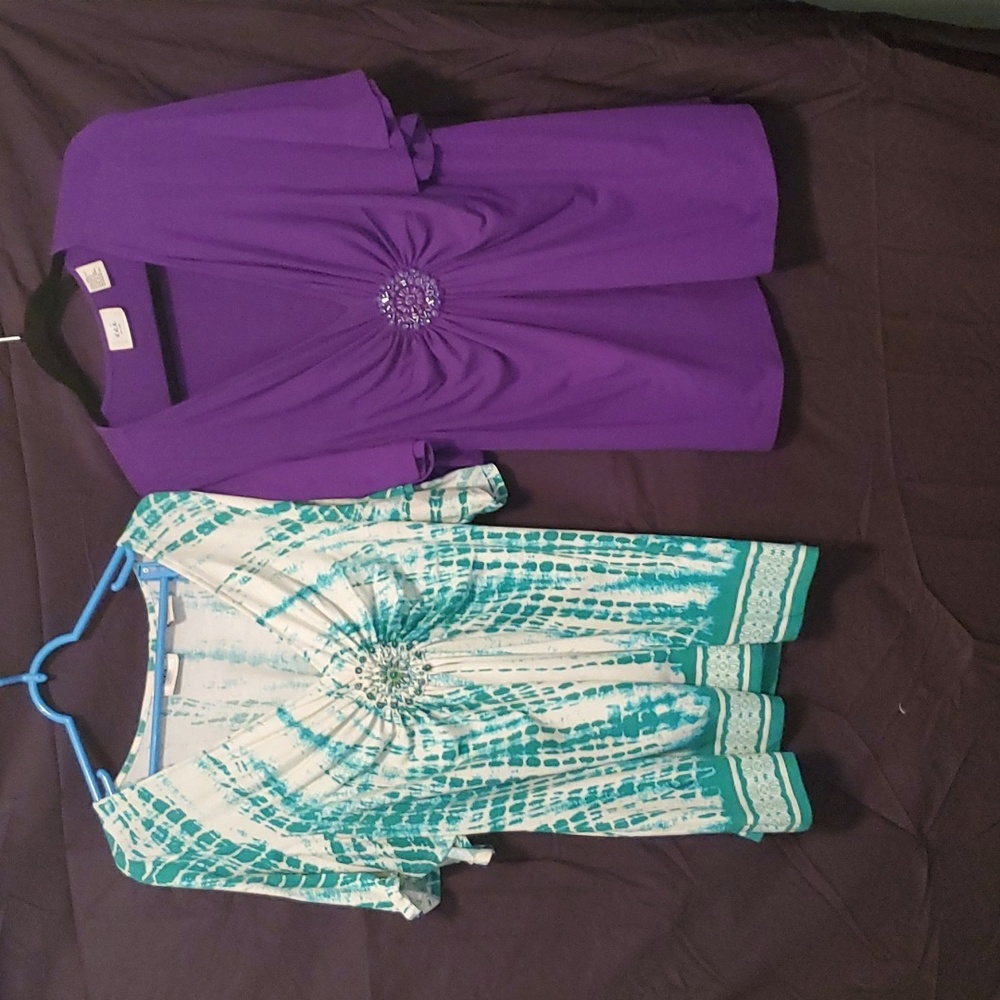 B6 BOGO free 2 women's blouses in like new condition